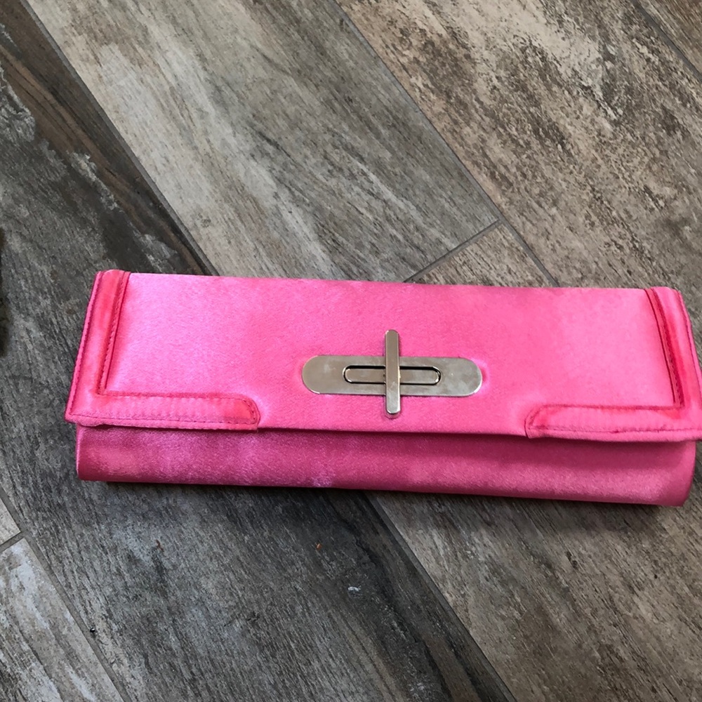 Beautiful clutch pink evening beg